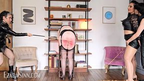 Matriarch Ezada Sinn and Butcher cane Their sissy’s arse whilst enjoying the distraction of Giada - HD - 9:18 video - featuring Ezada Sinn - from Clips4sale