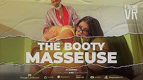 Luna Lark - The Booty Masseuse - VR - 1:30 video - featuring Luna Lark - from VXXX