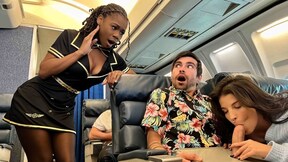 ”Jet Set Jizzers - Hazel Grace, LaSirena69” - HD - 8:00 video - featuring Lasirena69 - from 4Wank