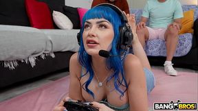 Gamer Girl Takes Dick - 37:37 video - featuring Jewelz Blu - from xnxxGold
