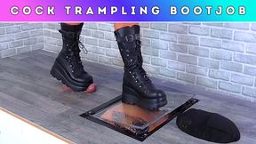 Smashing The Cum From Your Balls Under Plexiglass & My Monster Platform Boots (122) - Cock Cam - Cock Trampling CBT Bootjob - HD - 14:47 video - featuring Spikey Dee - from LoyalFans