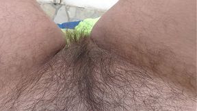 Hairy mature rimming on balcony - SD - 2:18 video - from MaturePussies