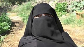Beautiful doll in a black burka Elena Vega fucked for money - HD - 11:59 video - from OK.XXX