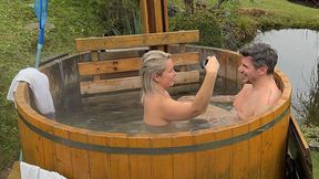 Busty Blonde Nikki Dream and Her Fiancé Film Their Love Marathon in an Outdoor Jacuzzi - 4K - 72:22 video - from NastyClub