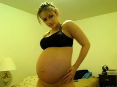 Pregnnt Tori Taylor Blue Shorts - SD - 6:17 video - from HD21