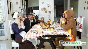 Thanksgiving Squirt Fest With Family - HD - 8:00 video - from XVideos