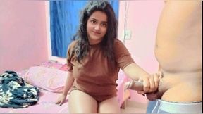 Indian desi girlfriend boyfriend doing hindi dirty talk while sucking fucking in doggy style - HD - 8:07 video - from xHamster