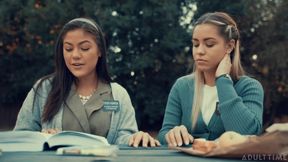 Adult Time - Closeted Mormon Girls Alina Lopez & Kendra Spade Succumb to Their Kinky Lesbian Desires - HD - 11:12 video - featuring Kendra Spade - from xHamster