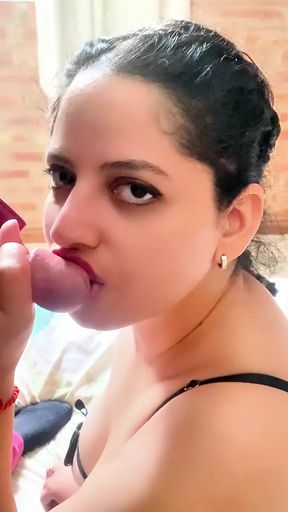 Sluty Saltena gargles with my dick and likes all the cum on her face and tits feat Eddie Queens Part 1 - HD - 5:46 video - from xHamster