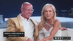 Blonde Milf Bella Bare Gets Tag-teamed By Two Massive Bbcs While Hubby Cheers On - HD - 8:00 video - from XMilf