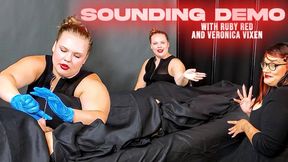 Sounding Demo with Ruby Red and Veronica Vixen 4k - 4K - 7:00 video - from Clips4sale