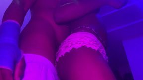 Real Homemade Amateur Sexy Dance with Hot Ebony Teen Grinding Bubble Butt on My Hard Cock Close up - HD - 7:50 video - from FapHouse
