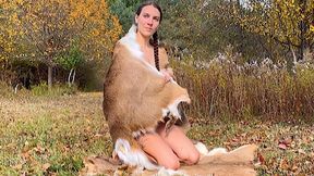 Natural forest nymph fingers herself outside in the woods until she cums - HD - 5:38 video - from xHamster
