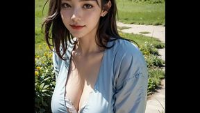(3D ANIMATED HENTAI ASIAN MODEL) Mongolian lawn with stepsister (with pussy masturbation ASMR sound!) - HD - 6:12 video - from XVideosRed