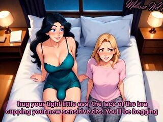I'm gonna turn you into my little bitch and fuck your throat raw with my big, throbbing cock - FEMINIZATION ROLEPLAY - AI - HD - 5:31 video - featuring Melissa Hill - from Lesbian8