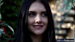Russian teen Crystal Greenvelle sucking off an old guys cock - SD - 5:39 video - from XVideos