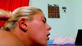 A slim blonde babe from Germany gets banged and sprayed with cum - HD - 30:31 video - from xHamster