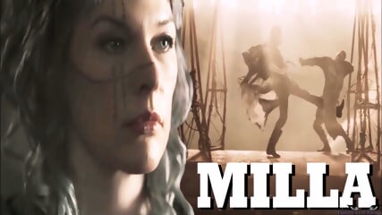 sexy milf MILLA JOVOVICH ballbusting stomp & kick in the balls in the lost lands - 3:12 video - featuring Milla Vincent - from Eporner