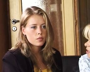 A beautiful blonde teen from Germany gets her throat filled with warm cum - SD - 16:12 video - featuring Krystal De Boor - from xHamster