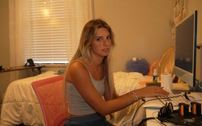 18 Year Old College Slut Gets Her Face Covered in Cum!! - 8:17 video - from FapHouse