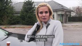 Desperate Amateur MILF Fucks In The Car For 10000 Czech Crowns - HD - 11:59 video - from Analdin