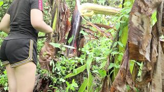 Pinay Pinatuwad sa Sagingan (Beautiful Forest Area) - HD - 7:04 video - from Cremz