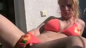 Awesome inflatable sybian toy for lascivious blondie - 7:30 video - from MyLust