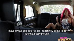 Pussy juices are flowing in this lesbian sex in a taxi video - Female Fake Taxi - HD - 16:02 video - from Slutr