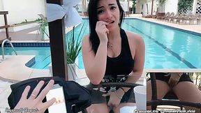 HOT PUBLIC ORGASM CONTROL/ REMOTE SEX TOY/ LATINA - HD - 9:34 video - from XGroovy