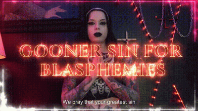 GOONER SIN FOR BLASPHEMIES (eng sub) - HD - 6:33 video - from IWantClips