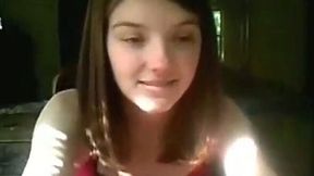 Lovely amateur babe showing her titties and pussy on camera - 6:07 video - from AnySex