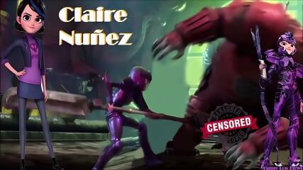claire nuez anime kicks in the balls, Female Villainess ballbusting - SD - 1:07 video - from Eporner
