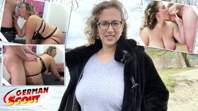 GERMAN SCOUT - Big natural Tits BBW Mature Kathy Deep Pickup for Casting Fuck - 4K - 12:30 video - from xHamster