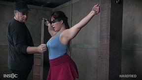 Chubby busty and big bottomed chick Tegan Trex gets punished in the BDSM room - HD - 6:01 video - from AnySex