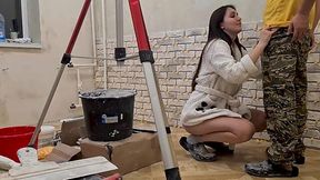 Russian MILF cheats on her husband with a handyman - HD - 7:10 video - featuring Alina Rai - from XGroovy