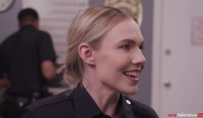 police officer gangbanged rebel rhyder cumshot full pussy anal dp dildo gapes cum ass in mouth dgs - HD - 57:58 video - featuring Rebel Rhyder - from PornOne