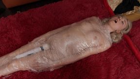 Taylor Mae mummified with vibrator - HD - 16:45 video - from LoyalFans