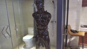 Mz20 - the Girl in Latex Clothing Locked in a Glass Room - HD - 32:21 video - from FapHouse