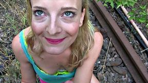 Fit and Toned Blonde Banged Outside - HD - 8:10 video - from Some.Porn