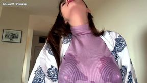 Sticky Stepmother’s Cumshot Was Caught by Her Nerdy Stepson, and He Licked It - HD - 10:40 video - from FapHouse