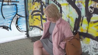 Adorable blonde with short hair is fucked by the public agent - HD - 7:54 video - from ZBPorn