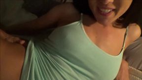Teen girlfriend plays therapy role to have sex with her dad