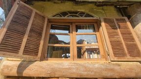 Farting in the window because it has a visit at home! - 5:10 video - featuring Lolah Vibe - from Clips4sale