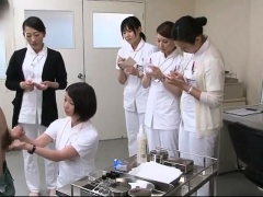 Lustful Asian nurses satisfy their intense desire for cock - 129:21 video - from PornLib