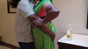 Friend's Stepmom Fucking in Green Saree with Subtitles -1 - HD - 15:30 video - from FapHouse