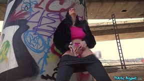 Buxom Italian MILF Pleases a Stranger With Risky Outdoor BJ & Lets Him Fuck Her Hard For Money - HD - 6:59 video - from AnySex