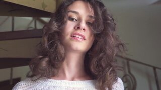 Taking off her conservative outfit before masturbating - HD - 8:33 video - from ZBPorn