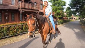 Riding a horse and fucked in a saloon with perfect ass Thai GF - 4K - 7:05 video - from xHamster