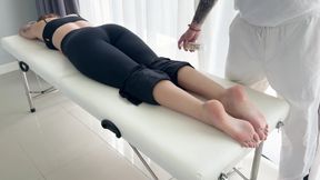 Cute Teen Girl Came For Foot Massage With Oil But Was Fucked Hard In Throat And Tight Pussy - 4K - 20:49 video - from xHamster