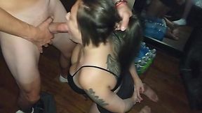 Juicy submissive wife shared with the friend - Amateur Porn - HD - 8:11 video - from XGroovy